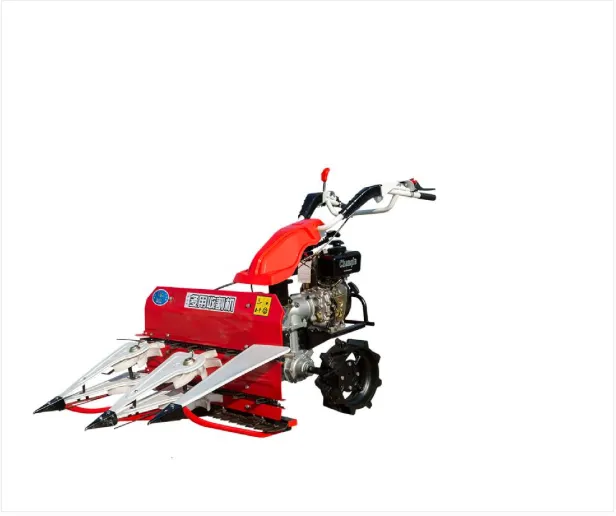 tractor mounted reaper and binder