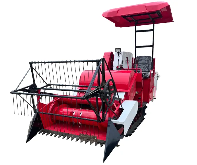 mini corn combine harvester