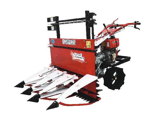 tractor mounted maize harvester